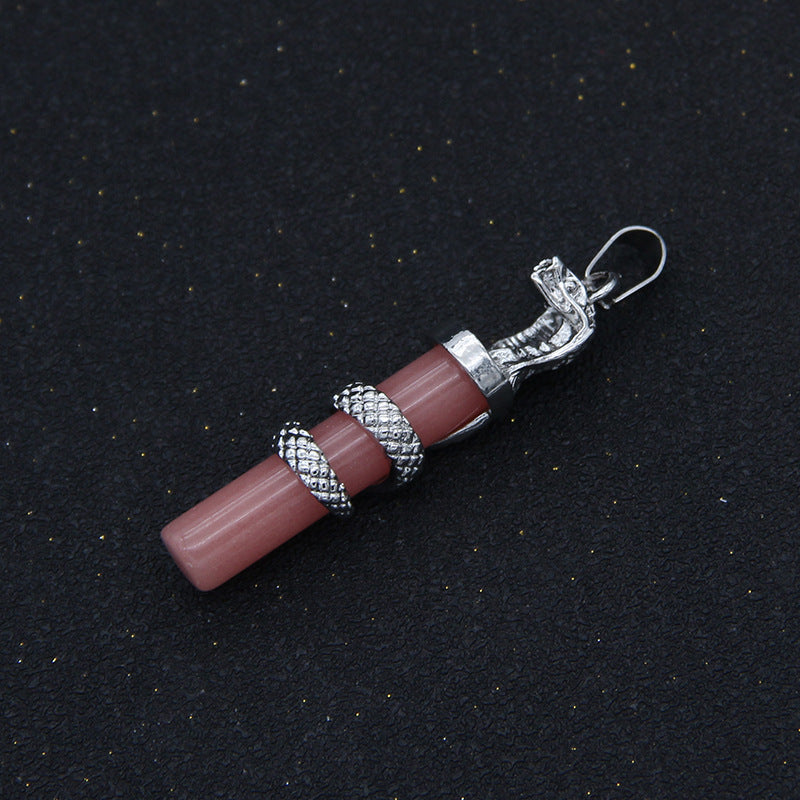 Alloy Sier For Male Cylindrical Hip Necklaces