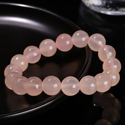 Jewelry Natural Grapefruit Pink Jade Simple Bracelets