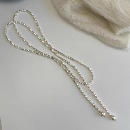 Pearl Summer Minority Beaded Sweater Chain Necklaces