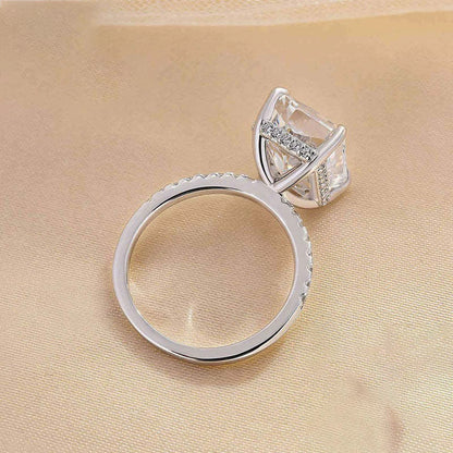 Women's Oran Jewelry Sier Inlay Zircon Rhinestone Rings