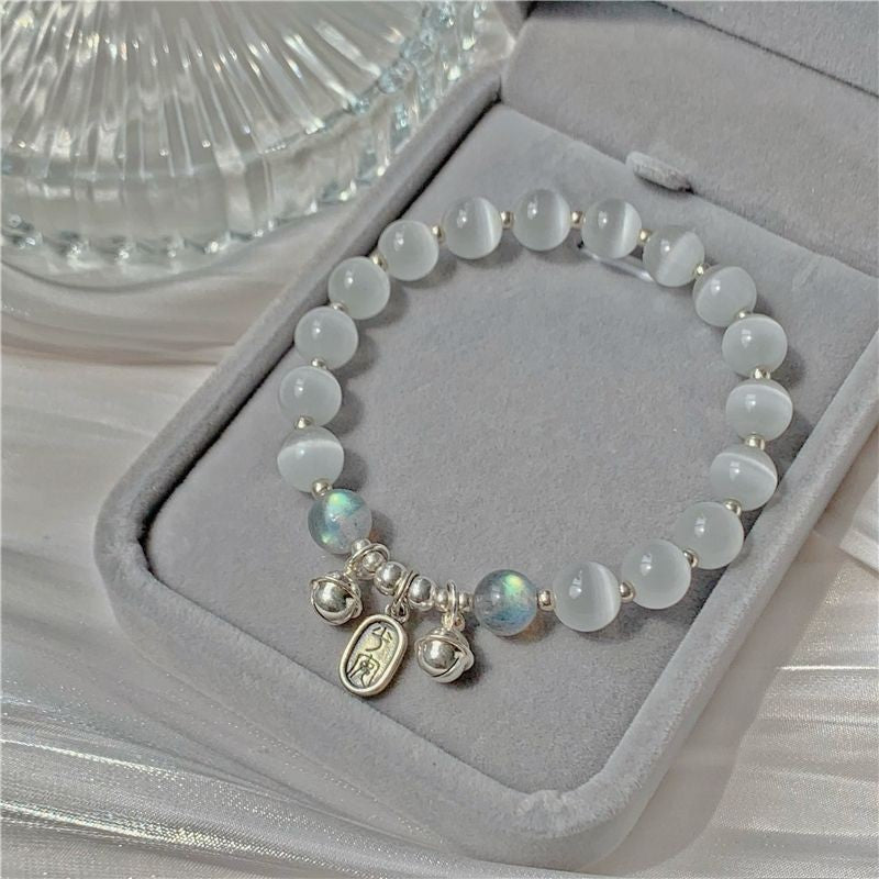 Pearl Imitation Opal Crystal Butterfly Female Bracelets