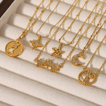 Affordable Luxury Fashion Design Gold Stainless Pendants