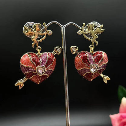 Sweet Court Style Exaggerated Personalized High-grade Earrings
