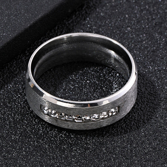 Fashion Beveled Carved Diamond Square Source Rings
