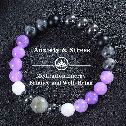 Bohemian Colorful Stone Tigereye Crystal String Beads Bracelets