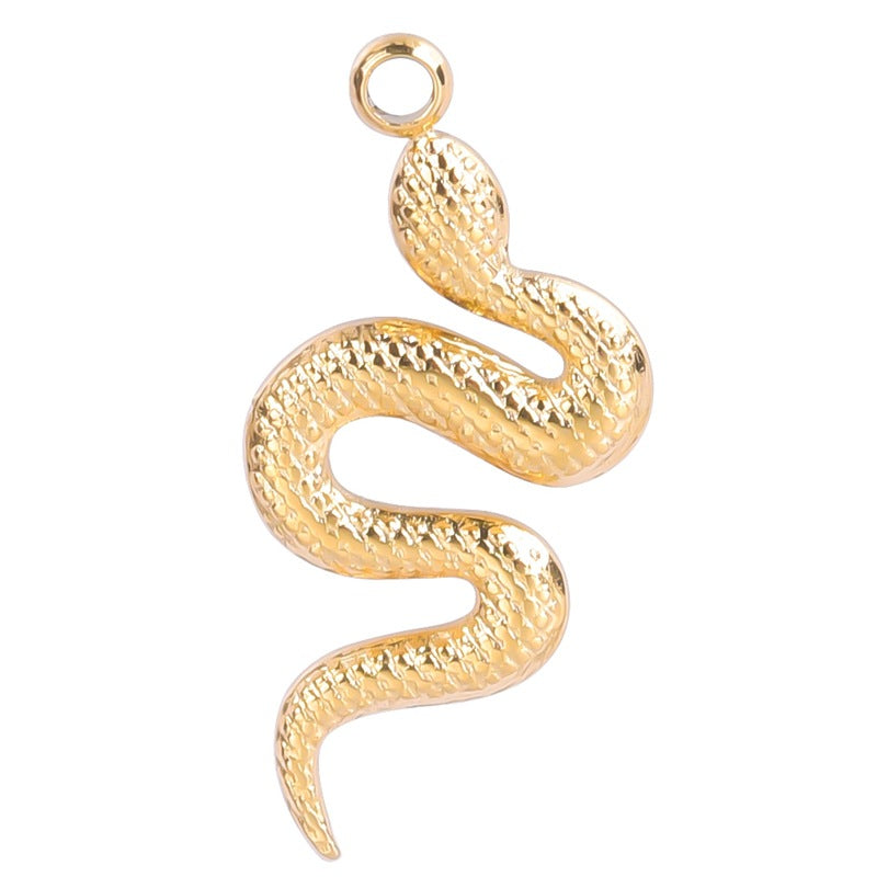 Sier Golden Snake Titanium Colorful Metal Pendants