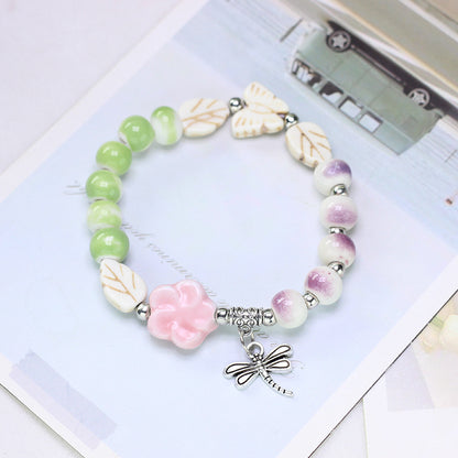 Ornament Ceramic Chinese Beaded Female Niche Bracelets