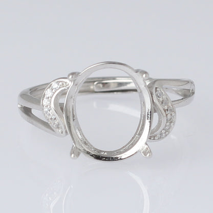 Frame Open Mouth Autumn Copper Alloy Electroplating Sier Rings