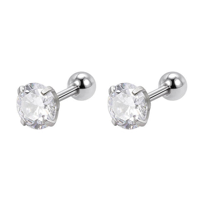 Stainless Steel Screw Female Sleeping No Need To Take Earrings