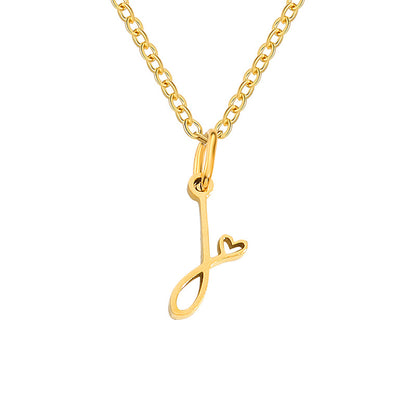 Letter Female Personalized Minority Clavicle Chain Necklaces