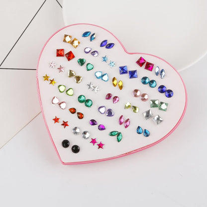 Women's Boxed Korean Style Elegant Personality Plastic Glue Earrings