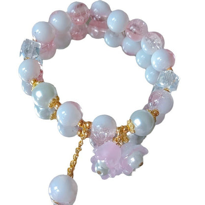 Lily Female Cool Sweet Round Beads Bracelets