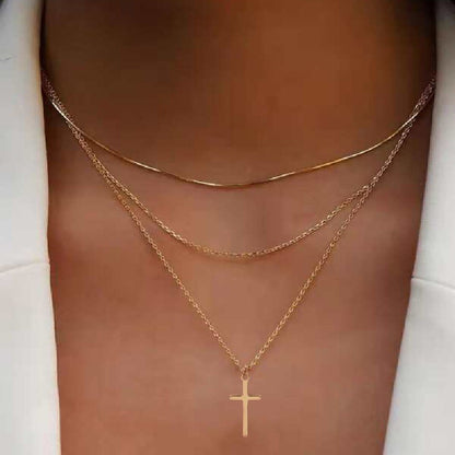 Women's Retro Affordable Luxury Niche Chain Set Simple Necklaces