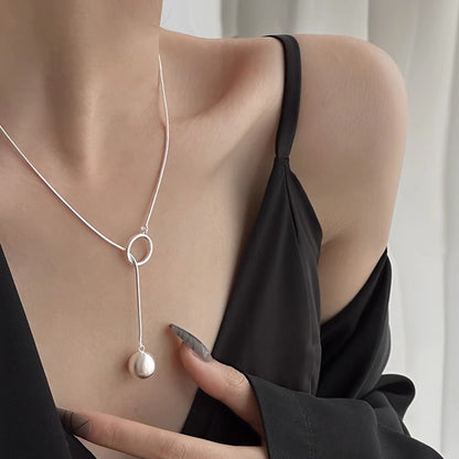 Women's Balls Long Clavicle Chain Fashion Versatile Necklaces