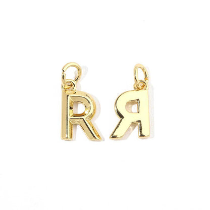 Real Gold Color Retaining English Letter Female Necklaces