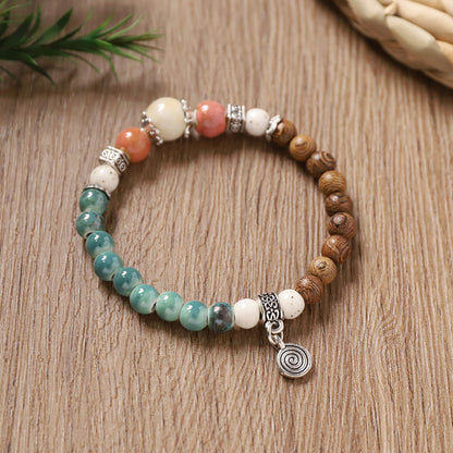 Artistic Chinese Ceramic Female Style Design Bracelets