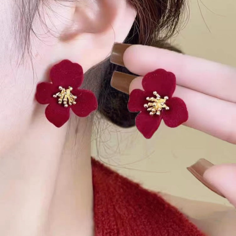 Affordable Luxury Fashion High-grade Small Fresh Flower Earrings