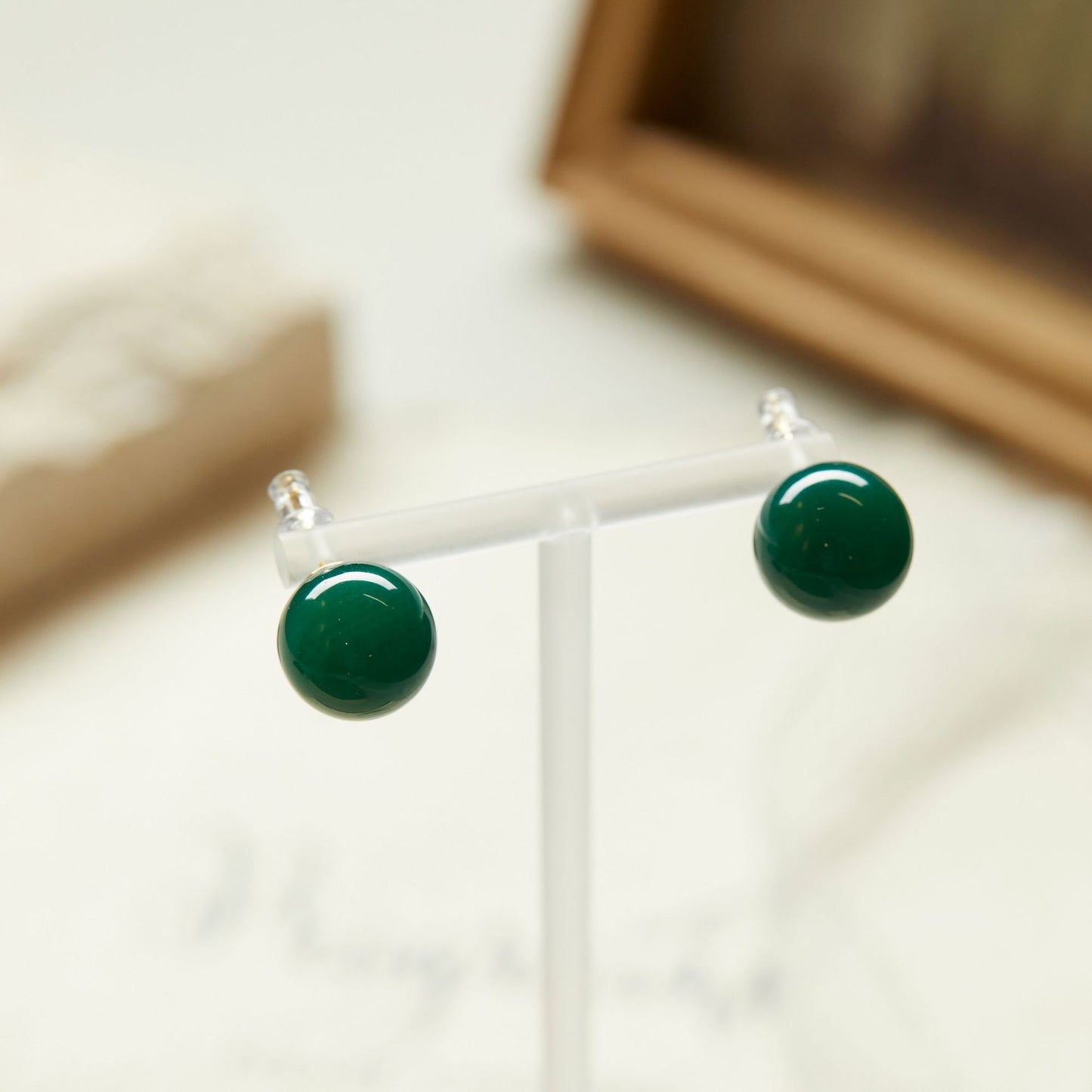 Chinese Style High Quality Retro Court Sier Needle Earrings