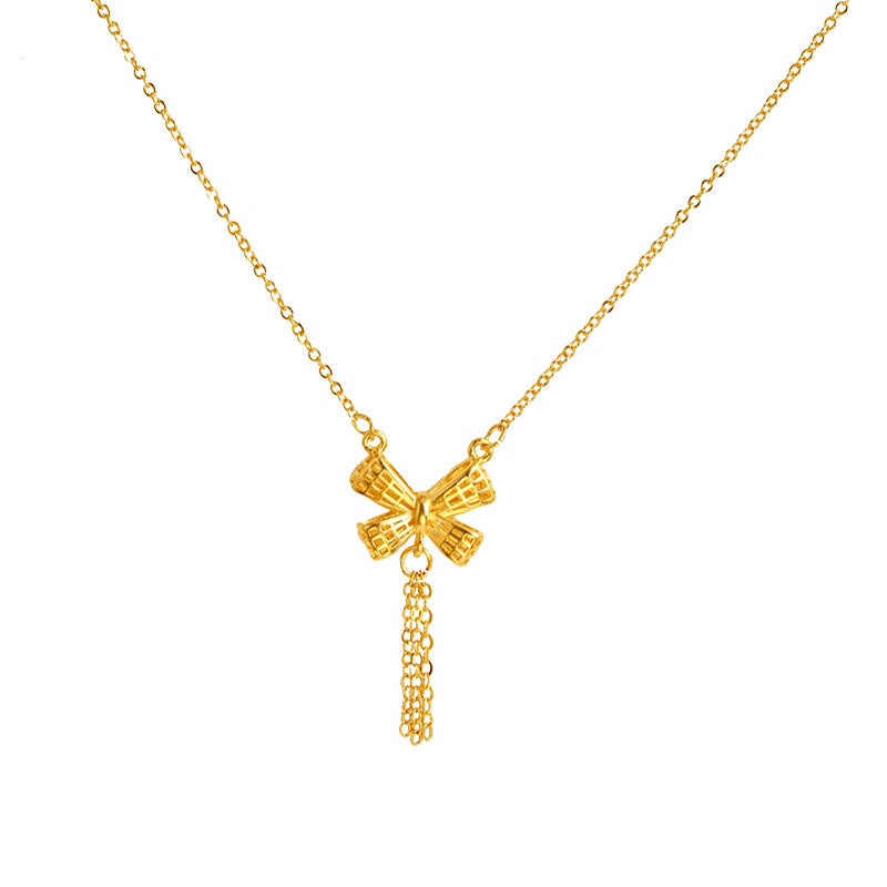 Women's Placer Gold For No Color Fading On Necklaces