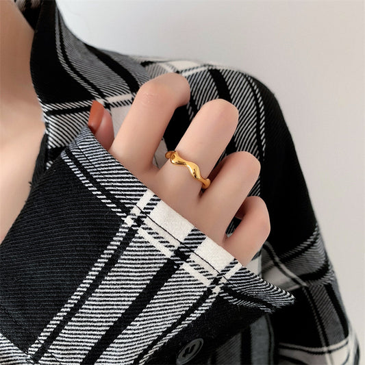Titanium Steel Index Finger Female Fashion Rings