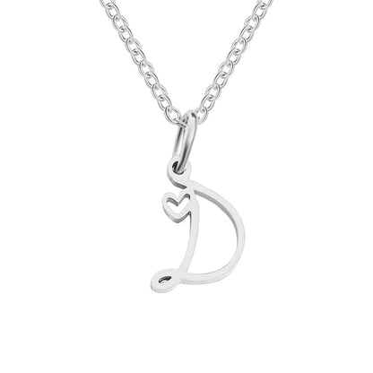 Letter Female Personalized Minority Clavicle Chain Necklaces
