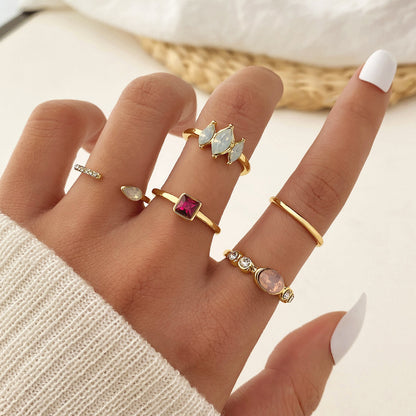 Creative Personality Twin Combined Set Suit Rings