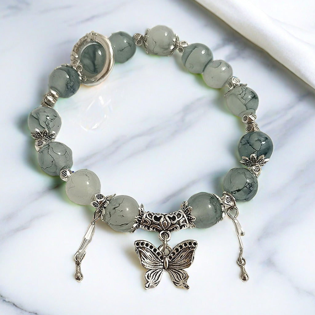 Jade Broken Glazed Female Temperament High Sense Bracelets