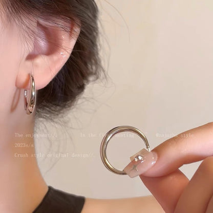 Pin Ear Female Round Face Niche Earrings