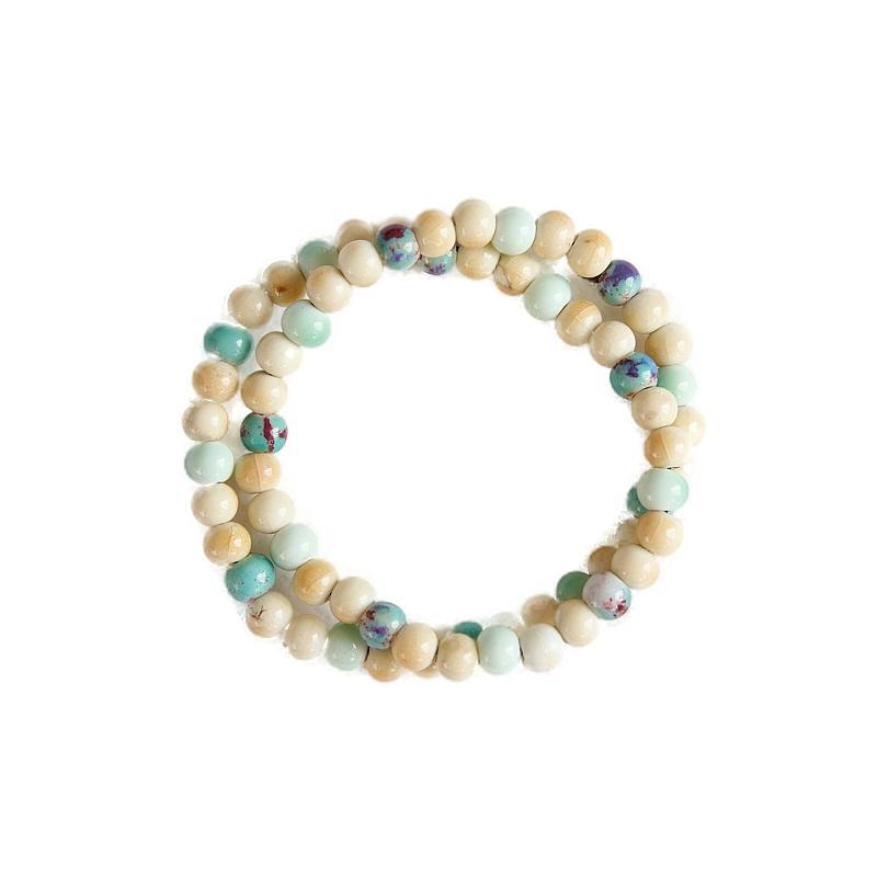 Artistic Idyllic Sweet Gradient Color Beaded Bracelets