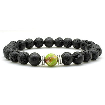 Women's Ornament Accessories Volcanic Rock Yoga Wheel Bracelets