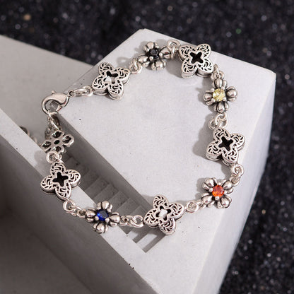 Luxury Personality Ancient Gold U-shaped Horseshoe Female Bracelets