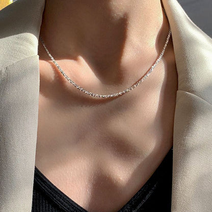 Women's For Light Luxury Minority Sier Clavicle Chain Necklaces