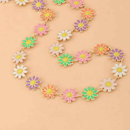 Grace Flower Little Daisy Female Fresh Necklaces