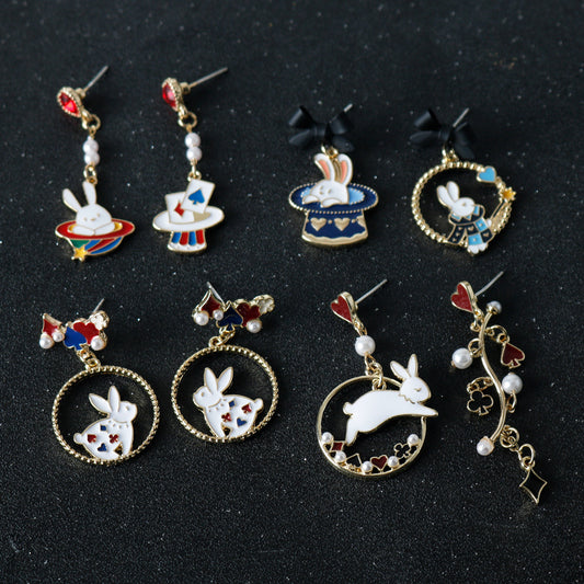 Magic Rabbit Fresh Mori Style Fox Earrings