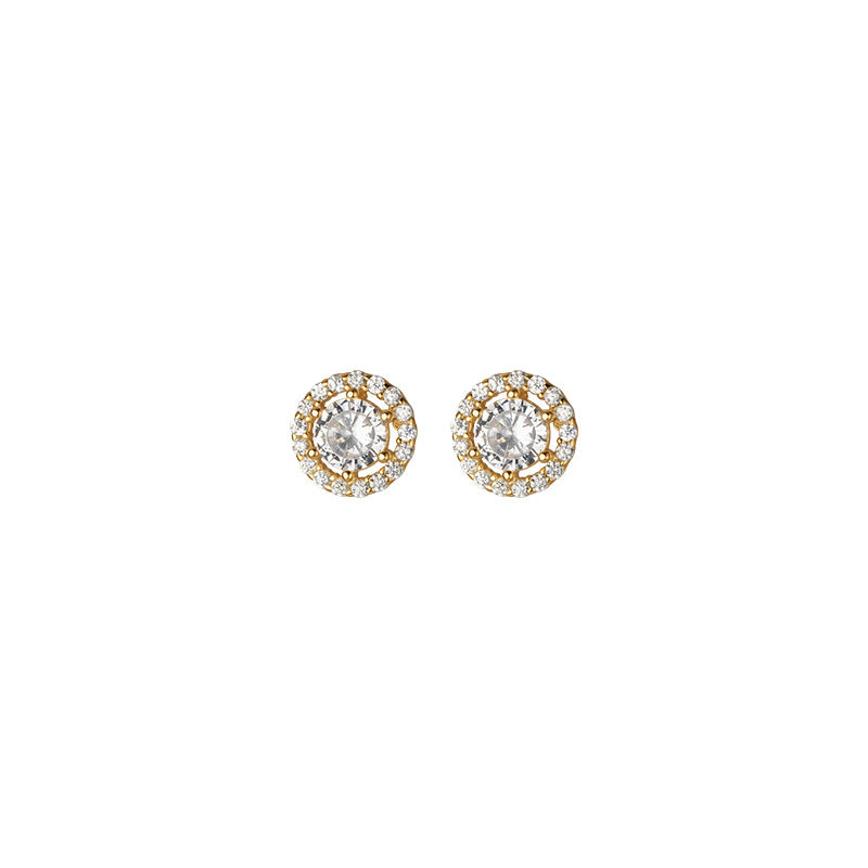 Love Lodge Sier Elegant Korean Style Earrings