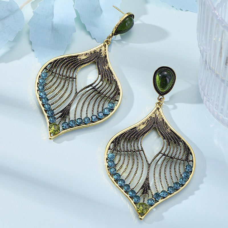 Women's Palace Style Niche High-grade Vintage Ornament Earrings