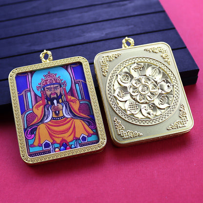 Fifth Master Small Yellow God Wealth Pendants