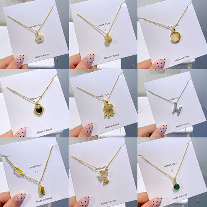 Women's Design Titanium Steel Personality Clavicle Chain Niche Necklaces