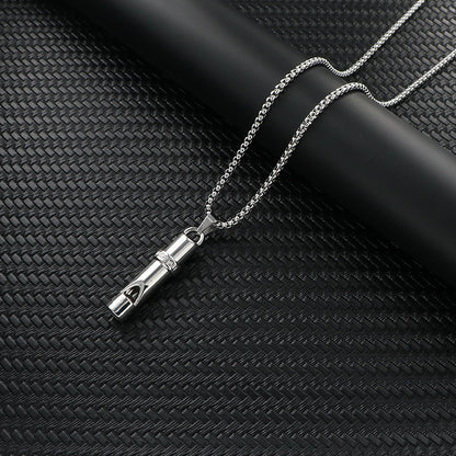 Women's & Men's Whistle Fashion Simple Cold Style Long Necklaces