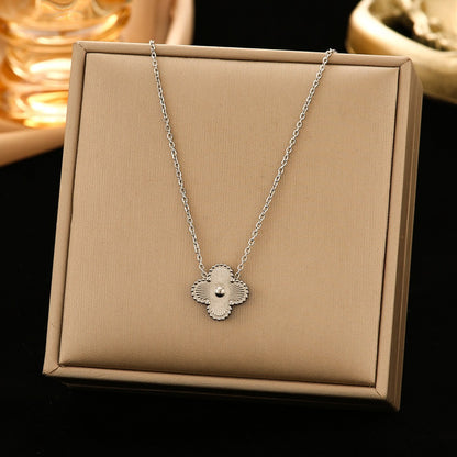 Titanium Steel Colorfast Ornament Female Micro Necklaces