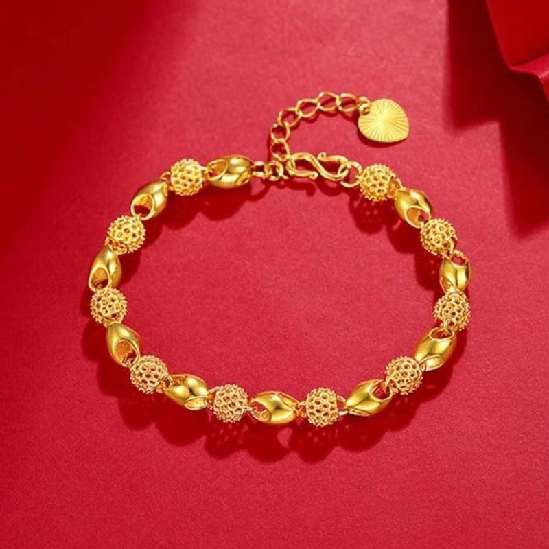 Style Exquisite Imitation Gold Vintage Lucky Bracelets