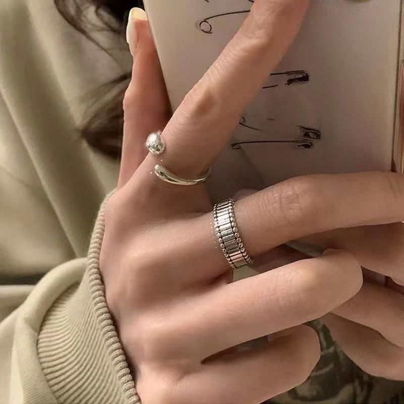 Irregular Geometric Female Style Design High-grade Fashion Rings