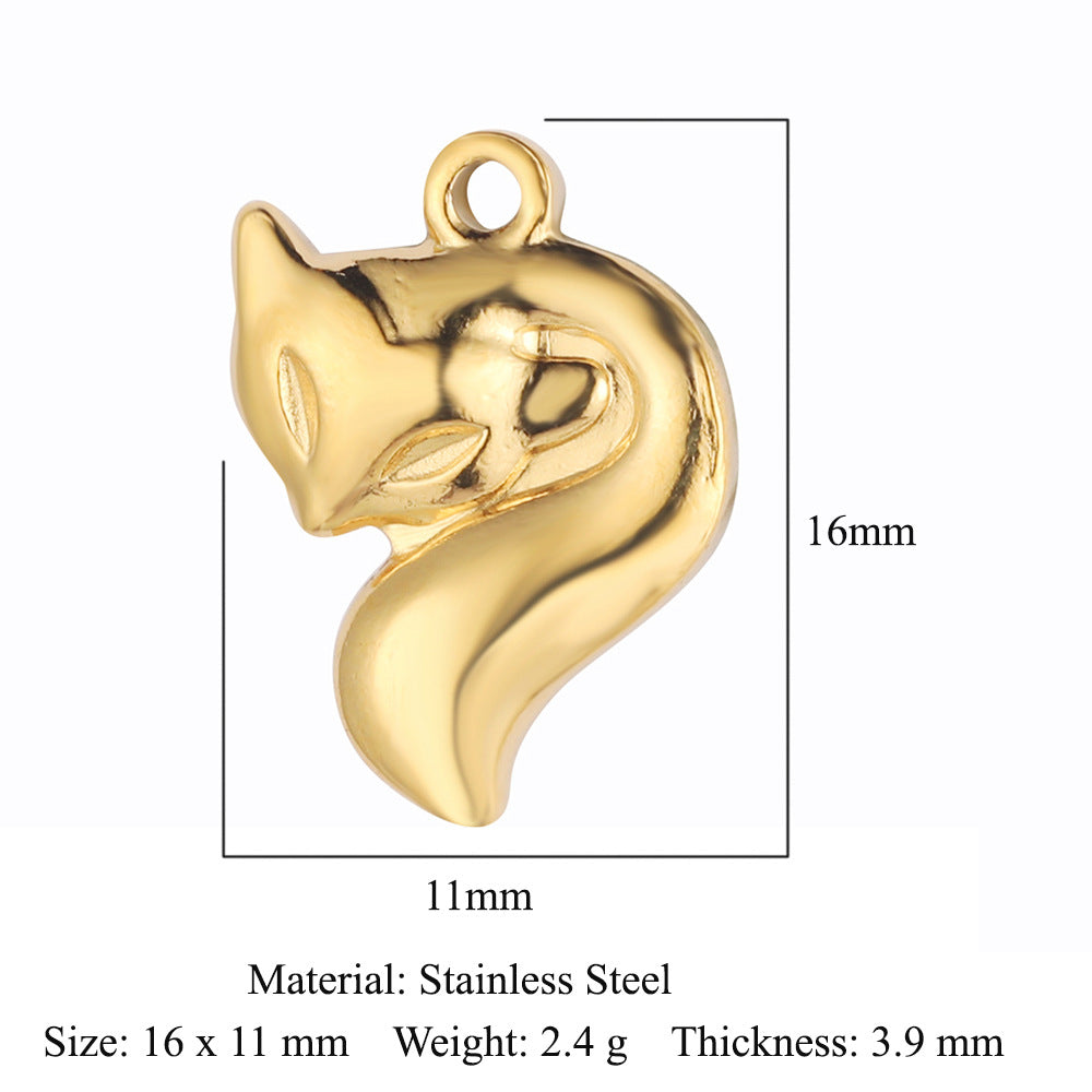 Butterfly Fox Snake Stainless Steel Ballet Pendants