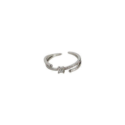 Romantic French Switchable Index Finger Interwoven Star Rings