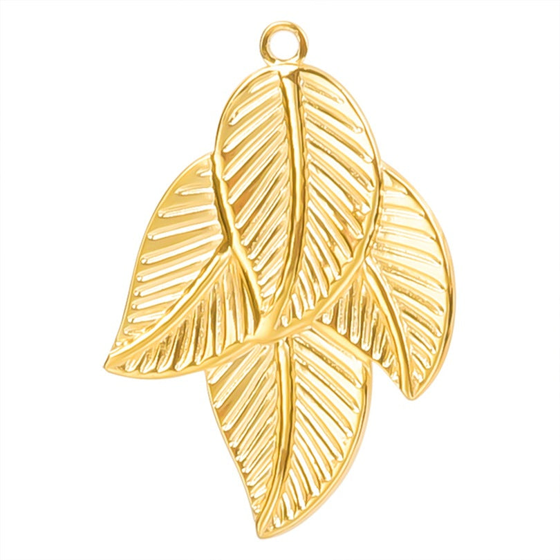 Steel Leaves Ornaments Accessories Light Luxury Necklaces