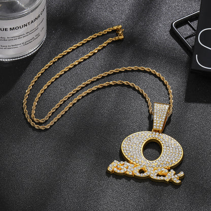 Men's Personalized Hip Hop Style Letter With Diamonds Cuban Necklaces