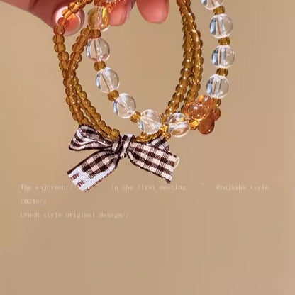 Women's Beads Summer High-grade Adjustable Elastic String Bracelets