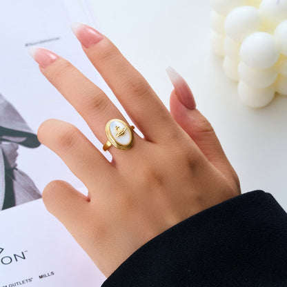 Saturn Light Luxury High Sense Adjustable Rings