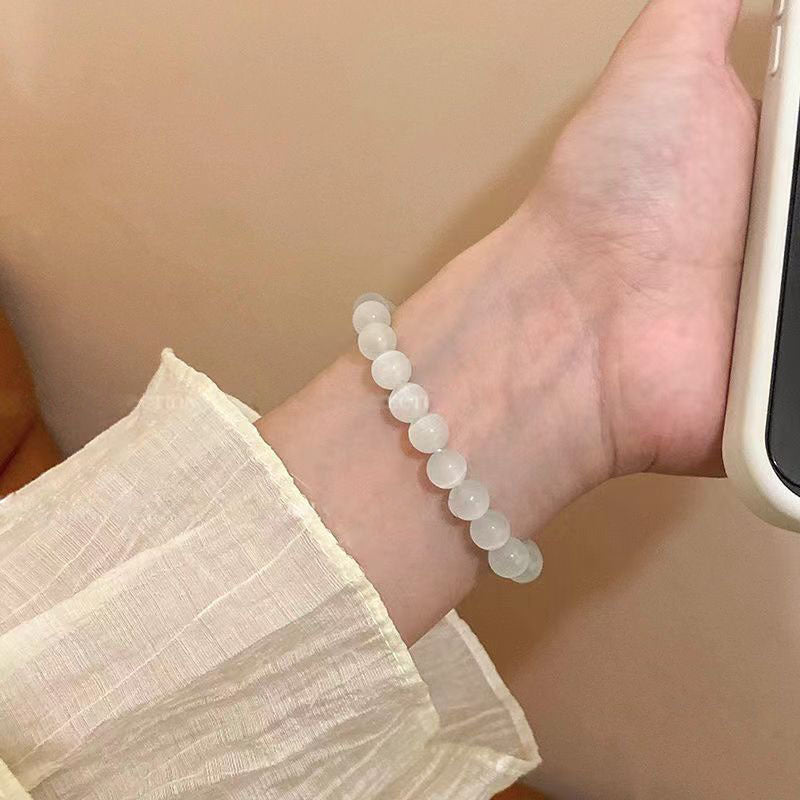 White Pearl Female Summer Mori Light Bracelets