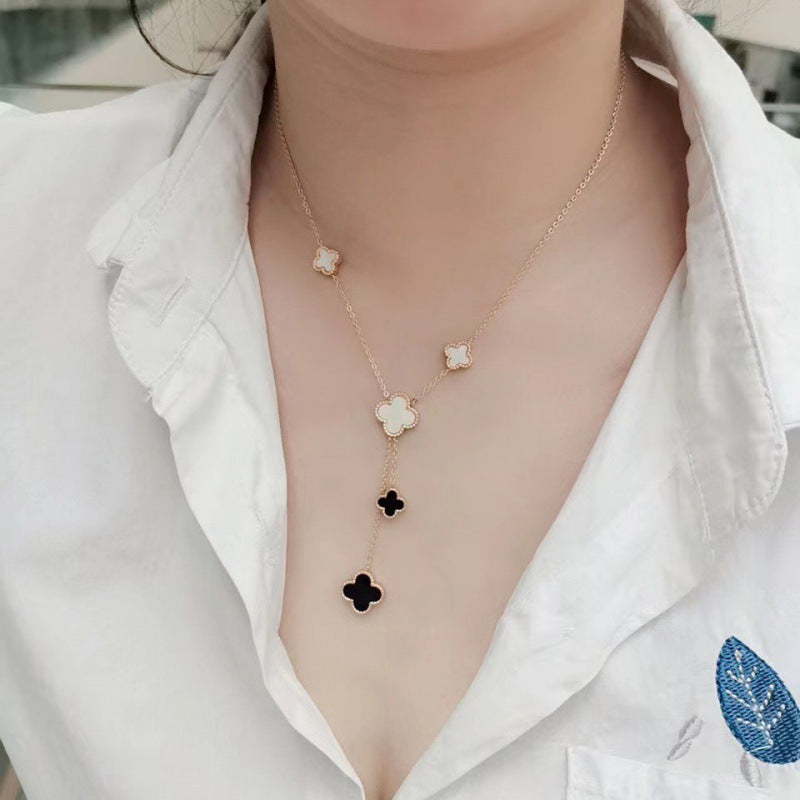 Clavicle Chain Light Luxury Tassel High Necklaces
